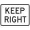 Brady Traffic Sign, 18 in H, 24" W, Aluminum, Rectangle, English, 115491 115491 - alternate 1